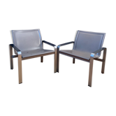 Pair of armchairs by Jacques Toussaint & Patrizia Angeloni for Matteo Grassi from the 1970s