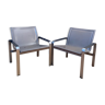 Paire de fauteuils de Jacques Toussaint & Patrizia Angeloni pour Matteo Grassi des années 1970