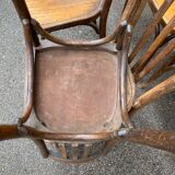 Set of 7 bistro chairs 1930