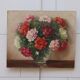 Bouquet of peonies - oil on canvas signed: andre .m