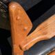 Eric Buch model 49 armchair, teak and leather, Denmark, 1960s