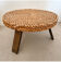 Brutalist tripod coffee table attributed to Audoux & Minnet (1950s)