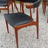 Lot de 6 fauteuils Johannes Andersen