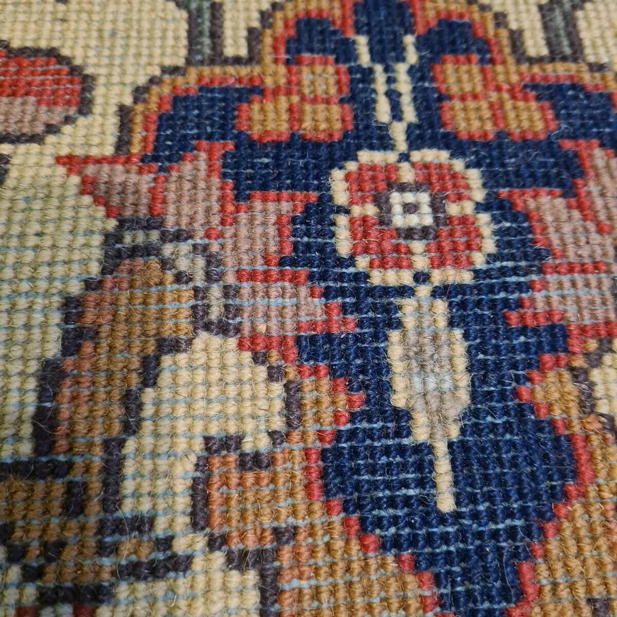 Indian Carpet With “Isfahan”/”Kechan” Design Mix From The 1980s