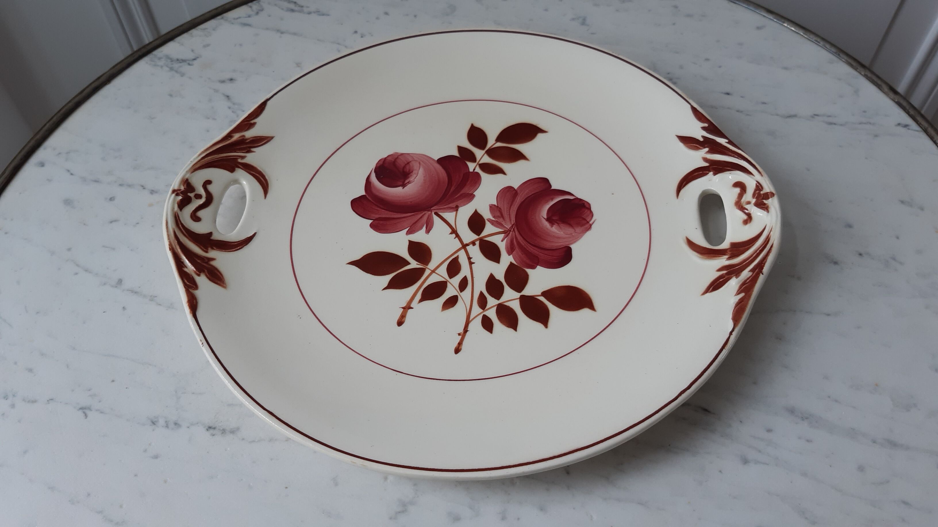 Saint-Amand cake dish model "Roubaix" 30-40s