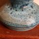 Designer vase by Jean Busson in glazed ceramic terracotta from Dinan