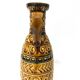 Vase en céramique West Germany ocre et brun – années 70