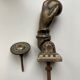 Antique bronze hand-shaped door knocker
