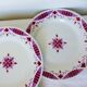 4 flat plates in iron earth from the Moulin des Loups and hamage, Madeleine model 2106197