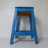 Painted wooden workshop stool