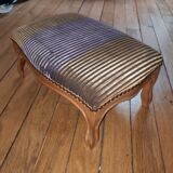 Foot rest upholstered in Louis XV style