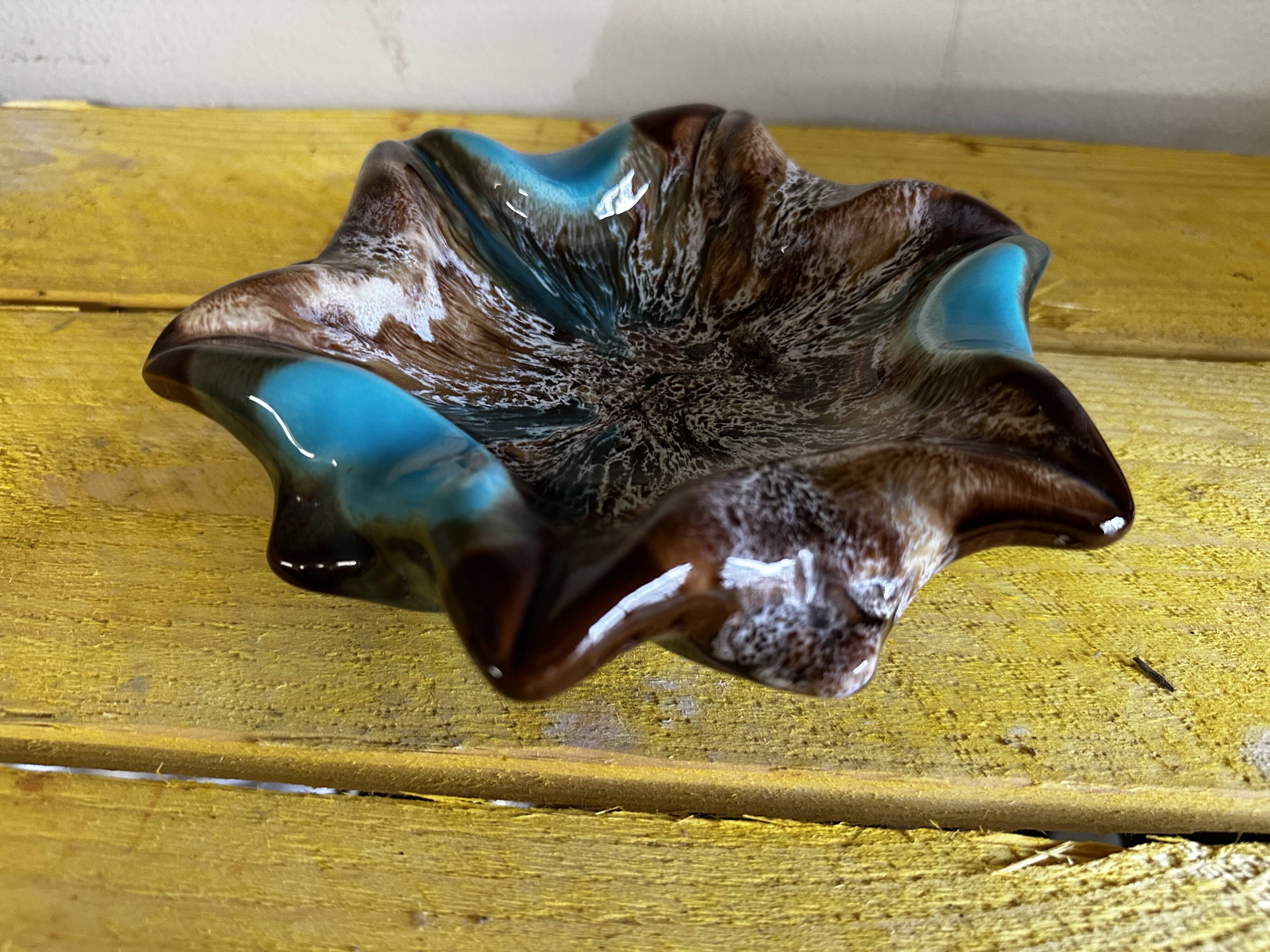 Vintage Vallauris Ceramic Ashtray Pocket Empty D 19 cm
