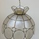 Suspension vintage en nacre et laiton