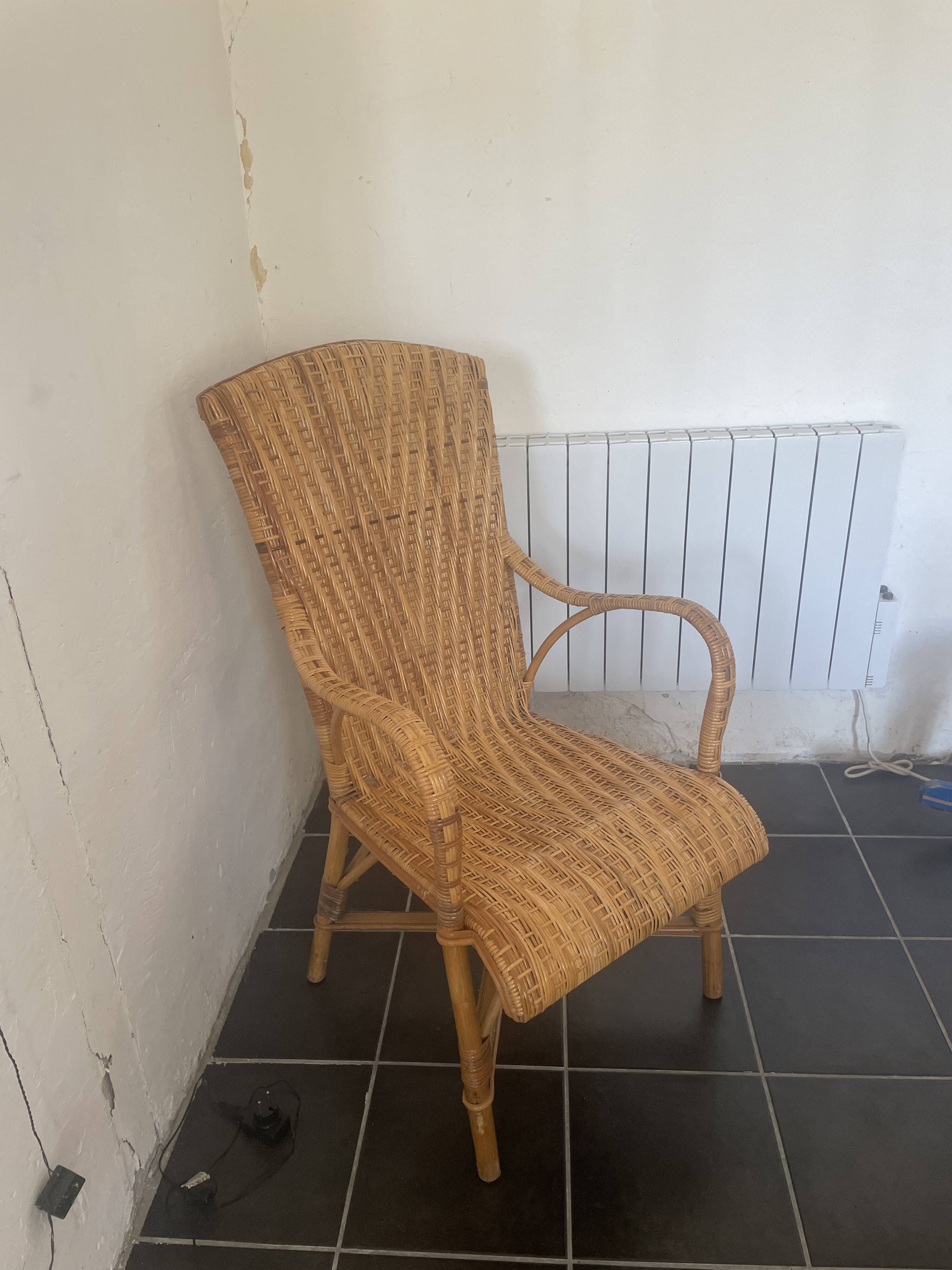 Fauteuil rotin