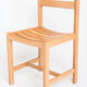Solid beech chair designed by André Sornay - France, 1960s