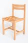 Solid beech chair designed by André Sornay - France, 1960s