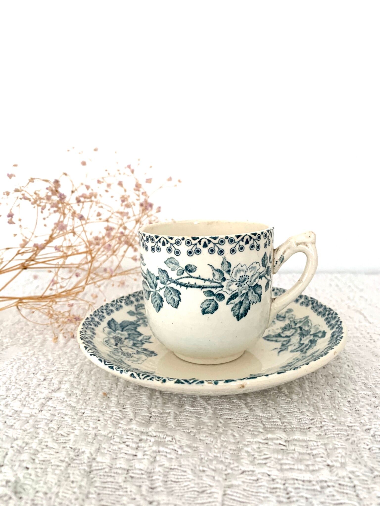 Old cup and saucer