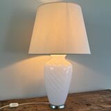 Lampe de table vintage design en verre de Murano