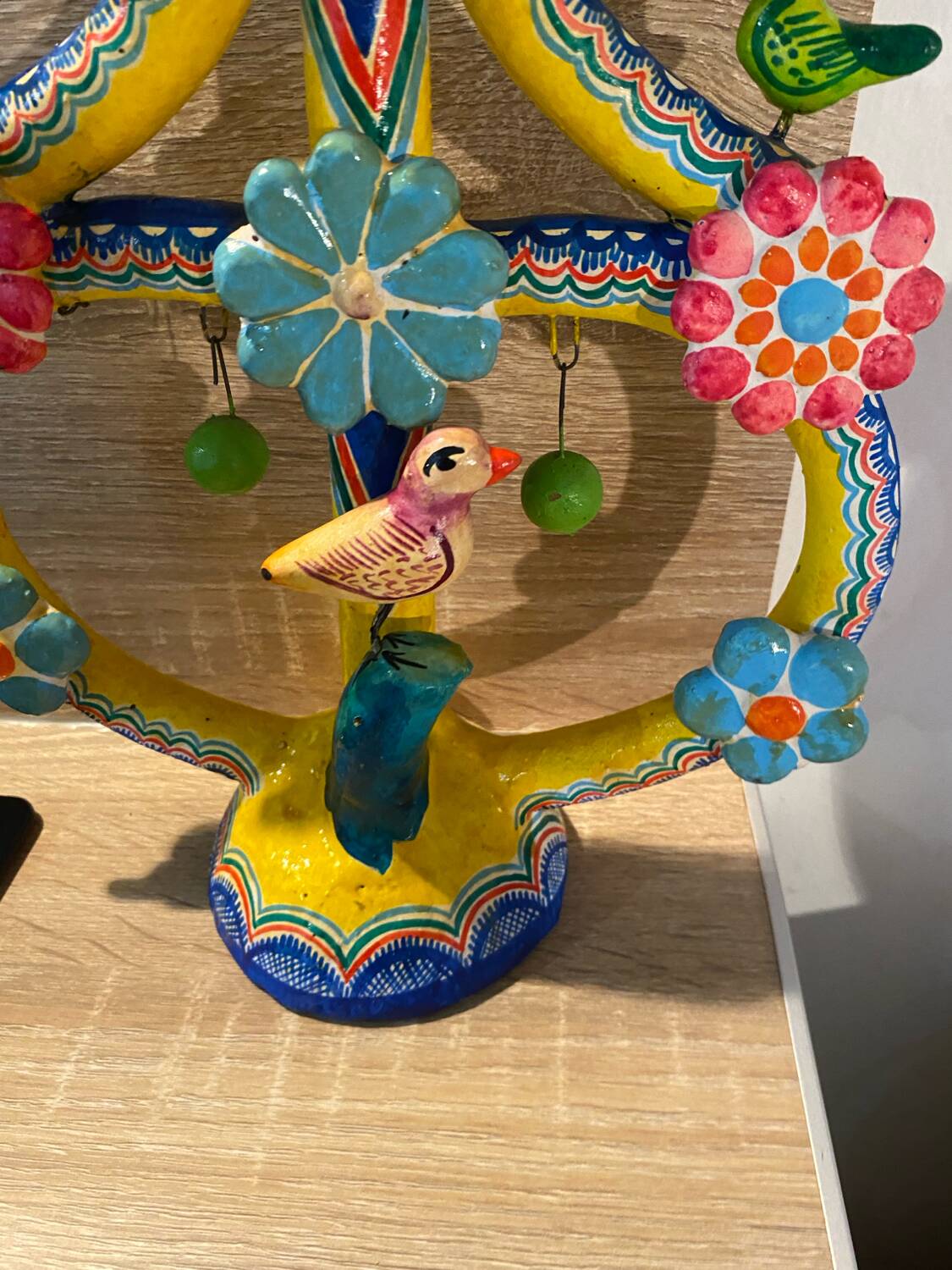 Ancient Mexican handmade ceramic decoration