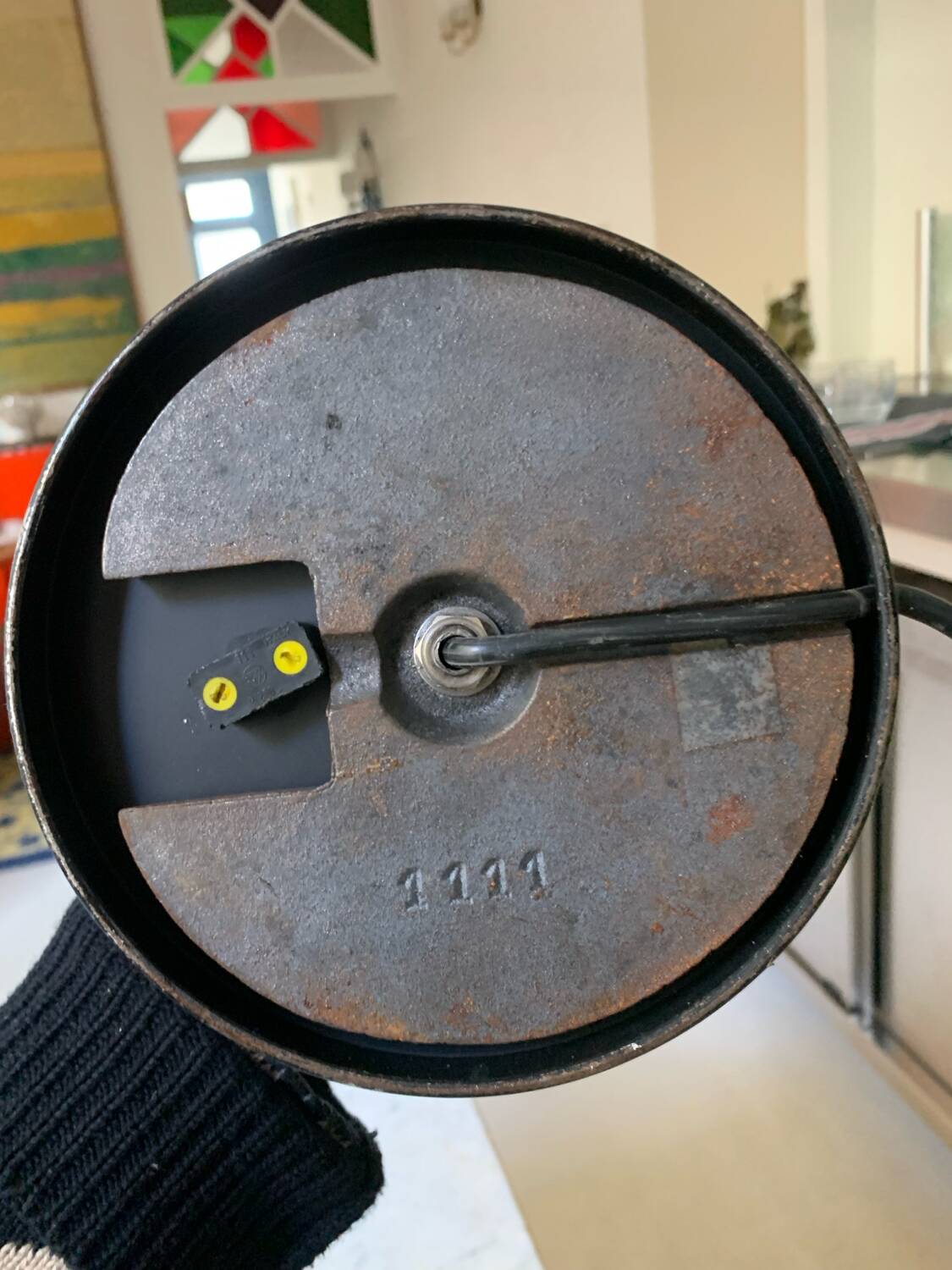 Grey industrial style lamp 50/60