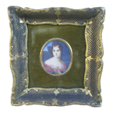 Miniature painting on natural material