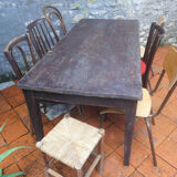 Old skated farm table