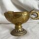 Antique embossed brass ashtray