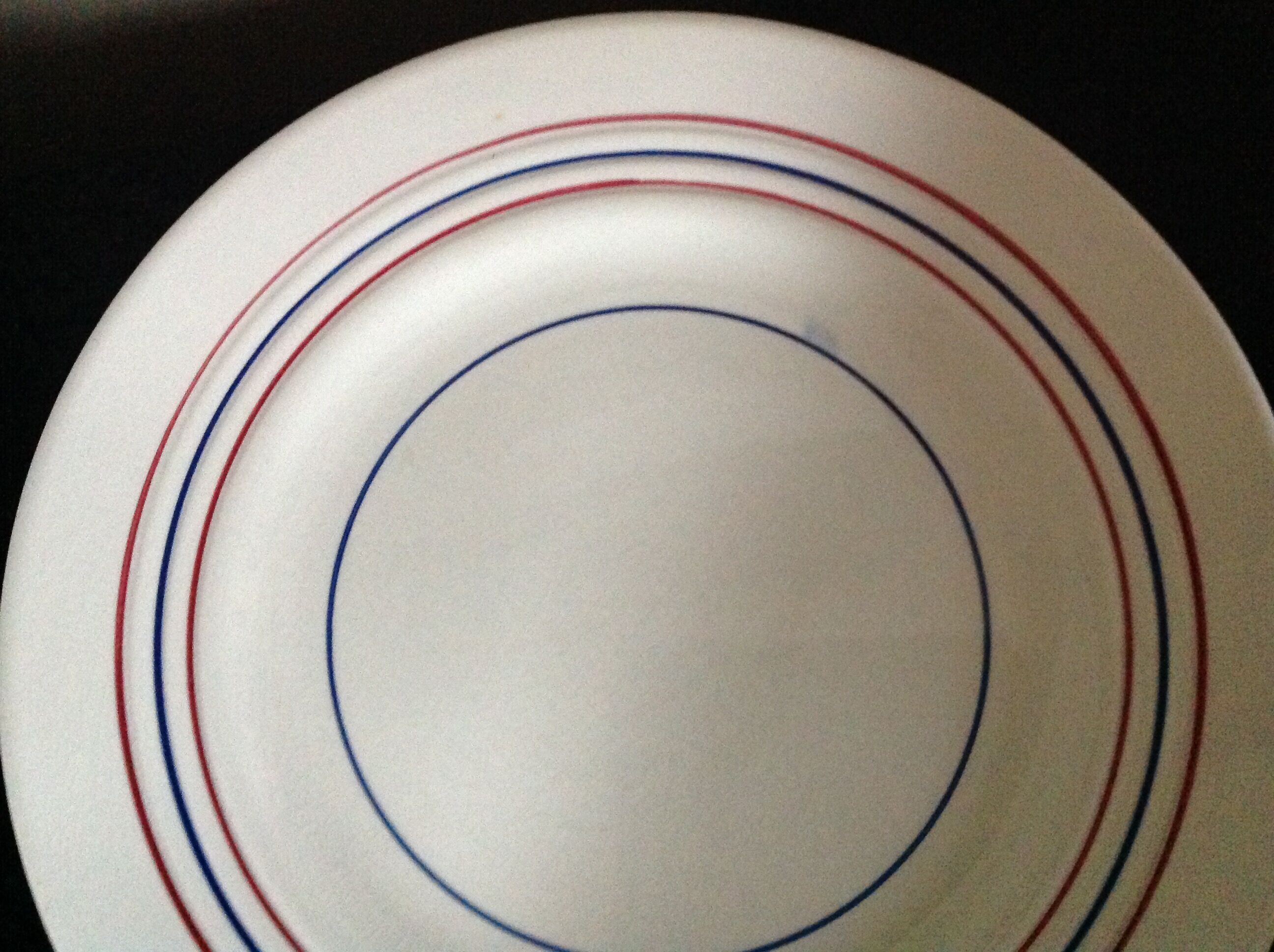 Série de 7 assiettes à dessert vintage