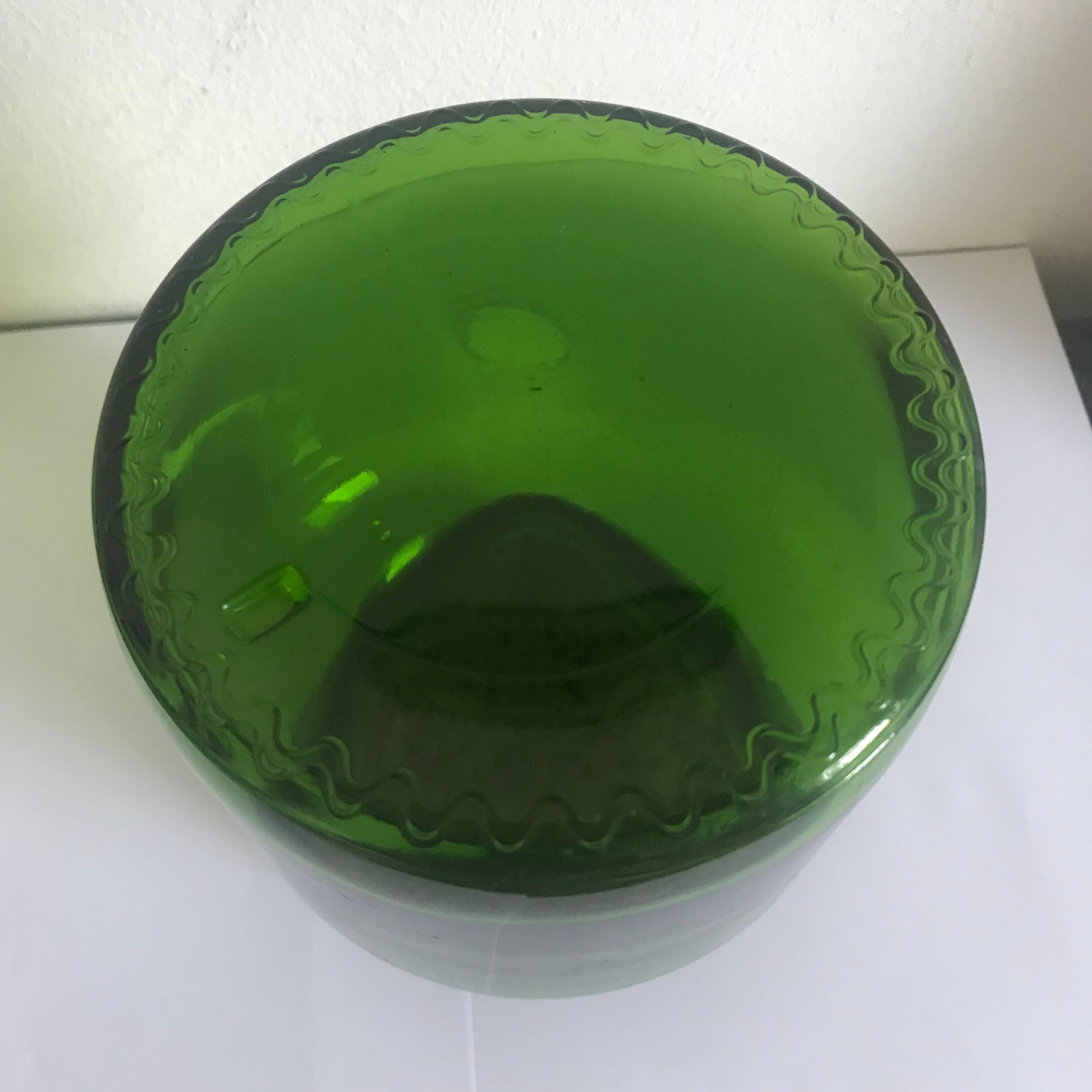 Vintage glass jar