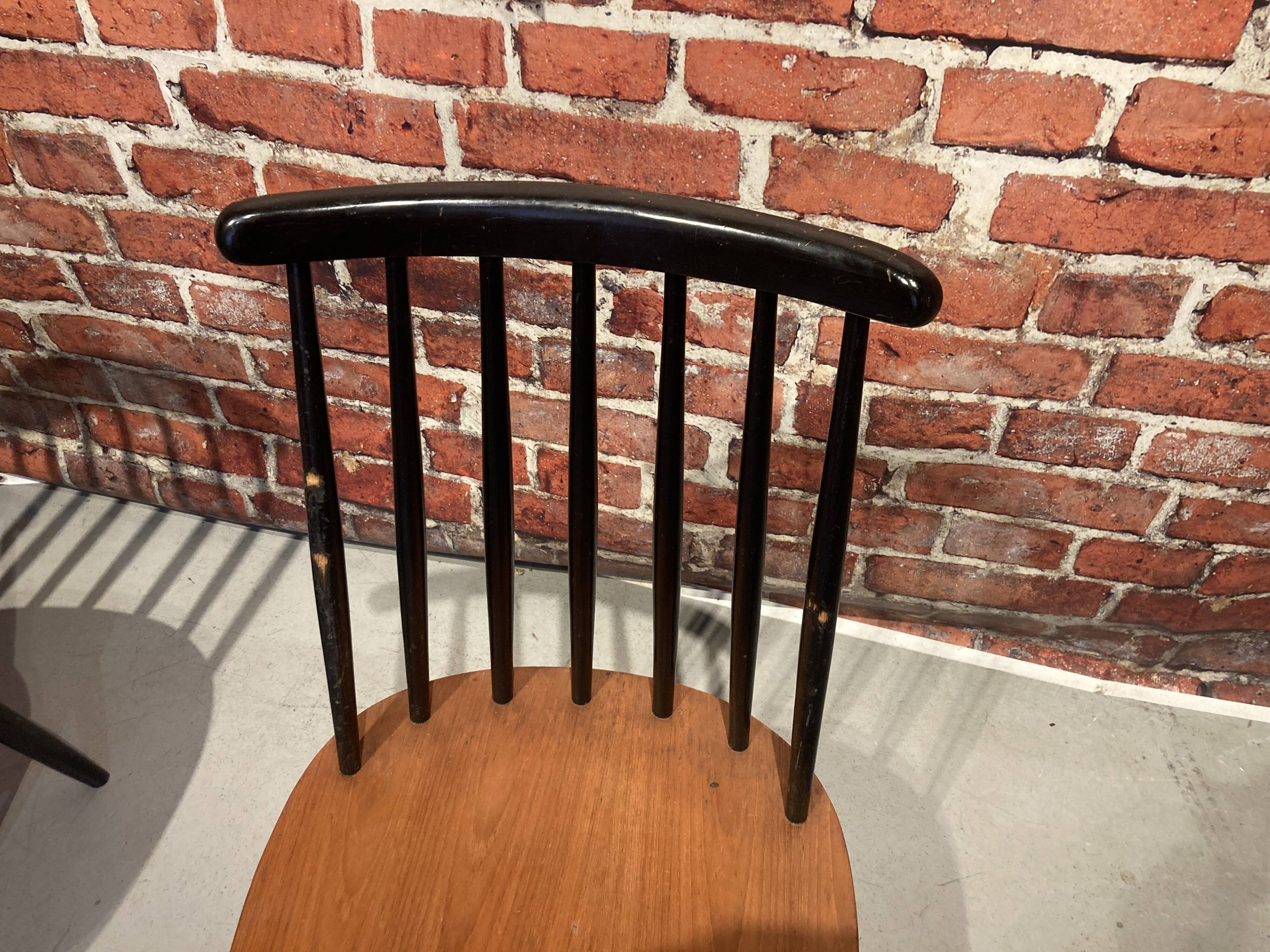 Pair of wooden chairs