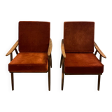 Paire de fauteuils vintages scandinaves
