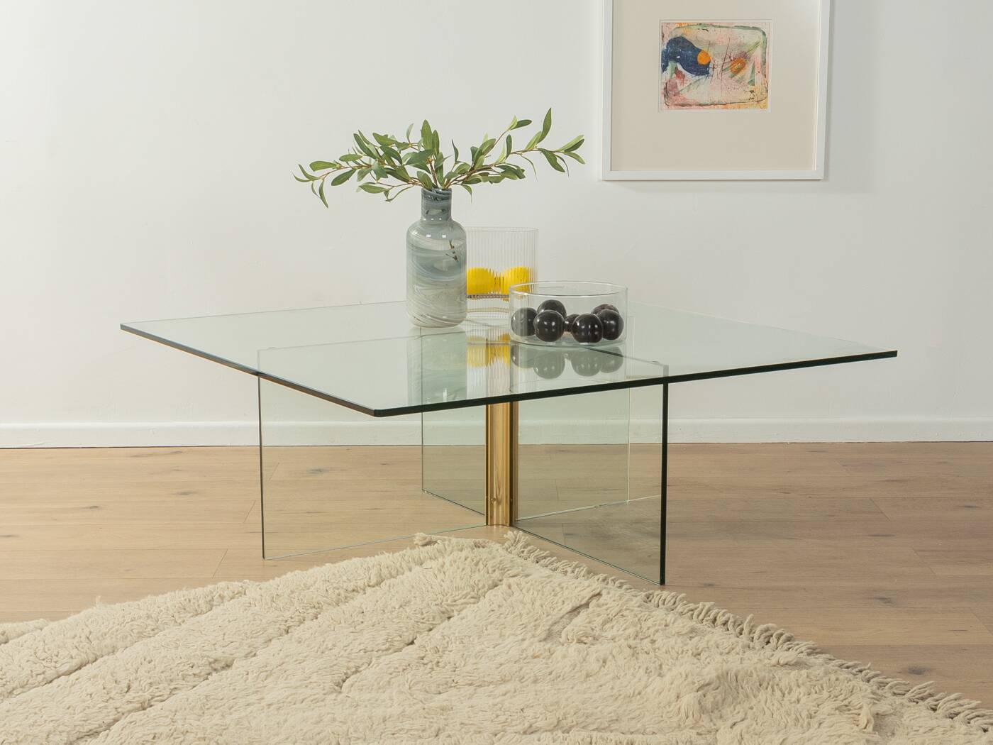 Postmodern Glass Coffee Table