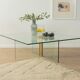 Postmodern Glass Coffee Table