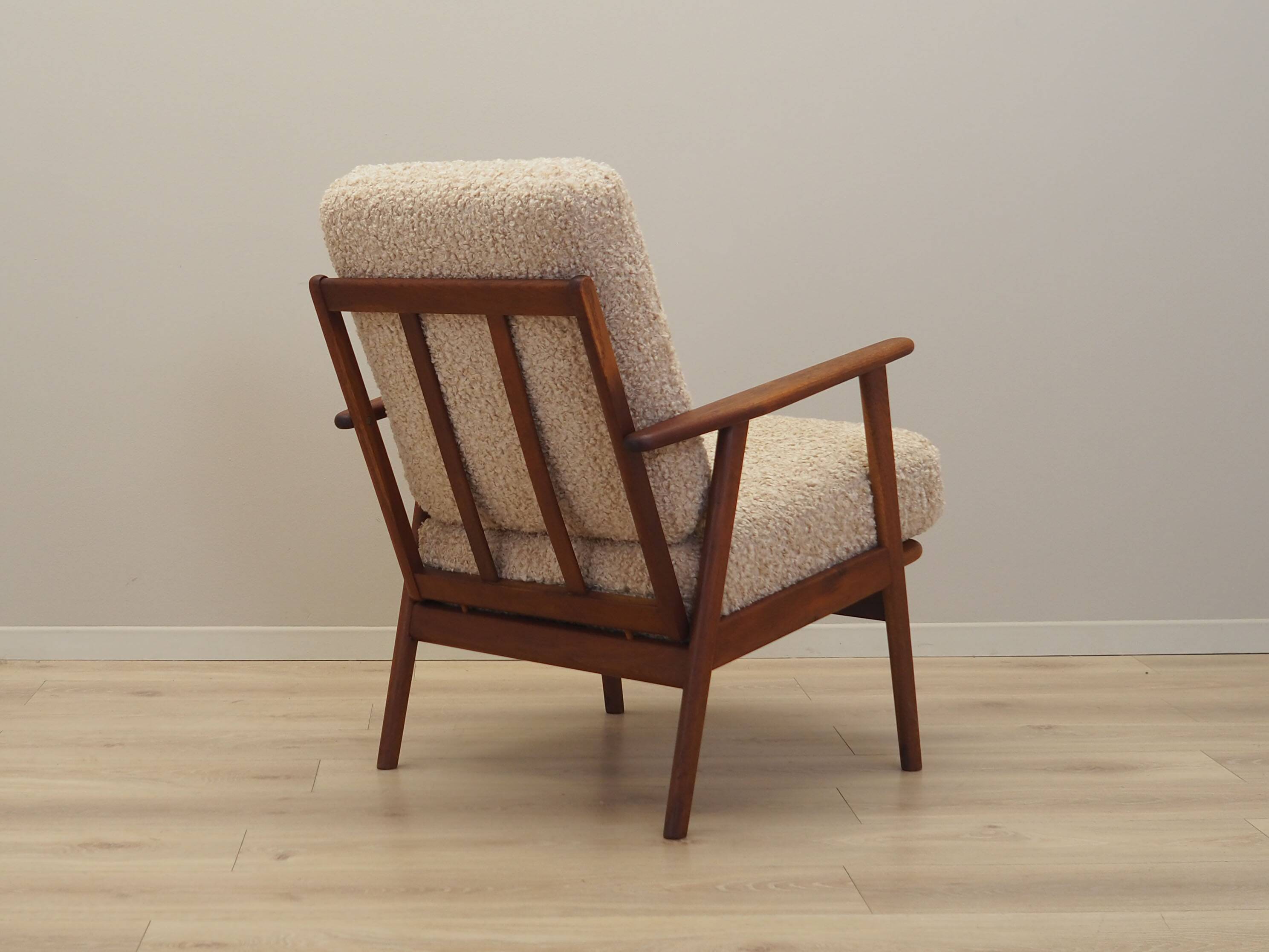Teak armchair, Danish design, 1960s, manufacture: Denmark