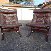 Pair of Siesta armchairs Scandinavian design Ingmar Relling Westnofa Year 70