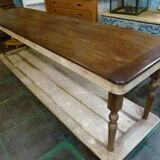 Table metier en bois massif 20ème