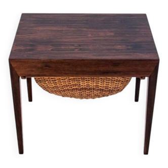 Table basse / fil, Danemark, années 1960. Après rénovation.