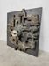 Vintage brutalist ceramic wall sconce lamp Brakelman & Becker 'Sculpture'