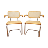 Pair of armchairs B64 Marcel Breuer