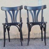 Pair of Fischel bistro chairs