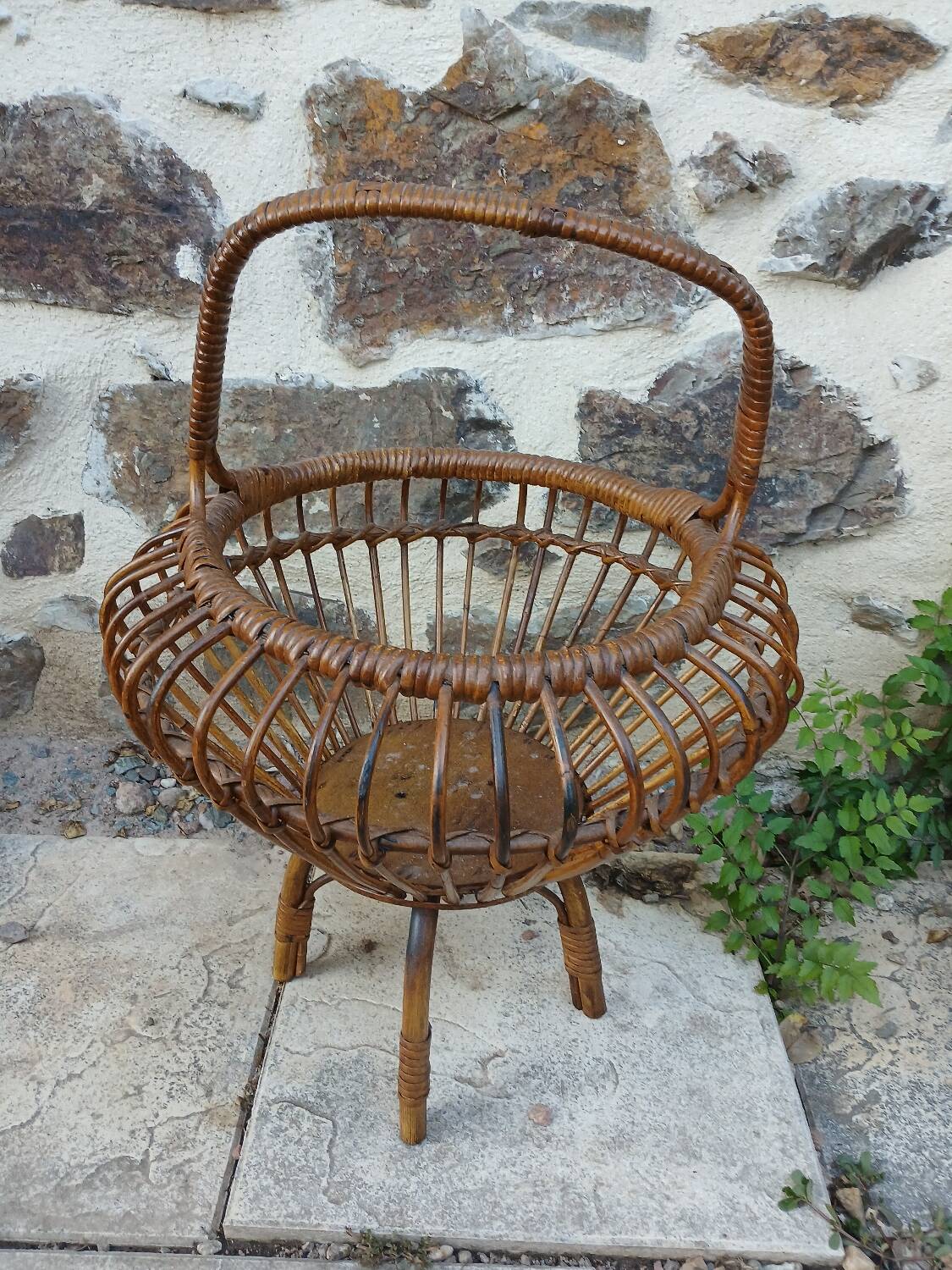 Panier à couture vintage