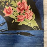 Watercolor with vintage fan