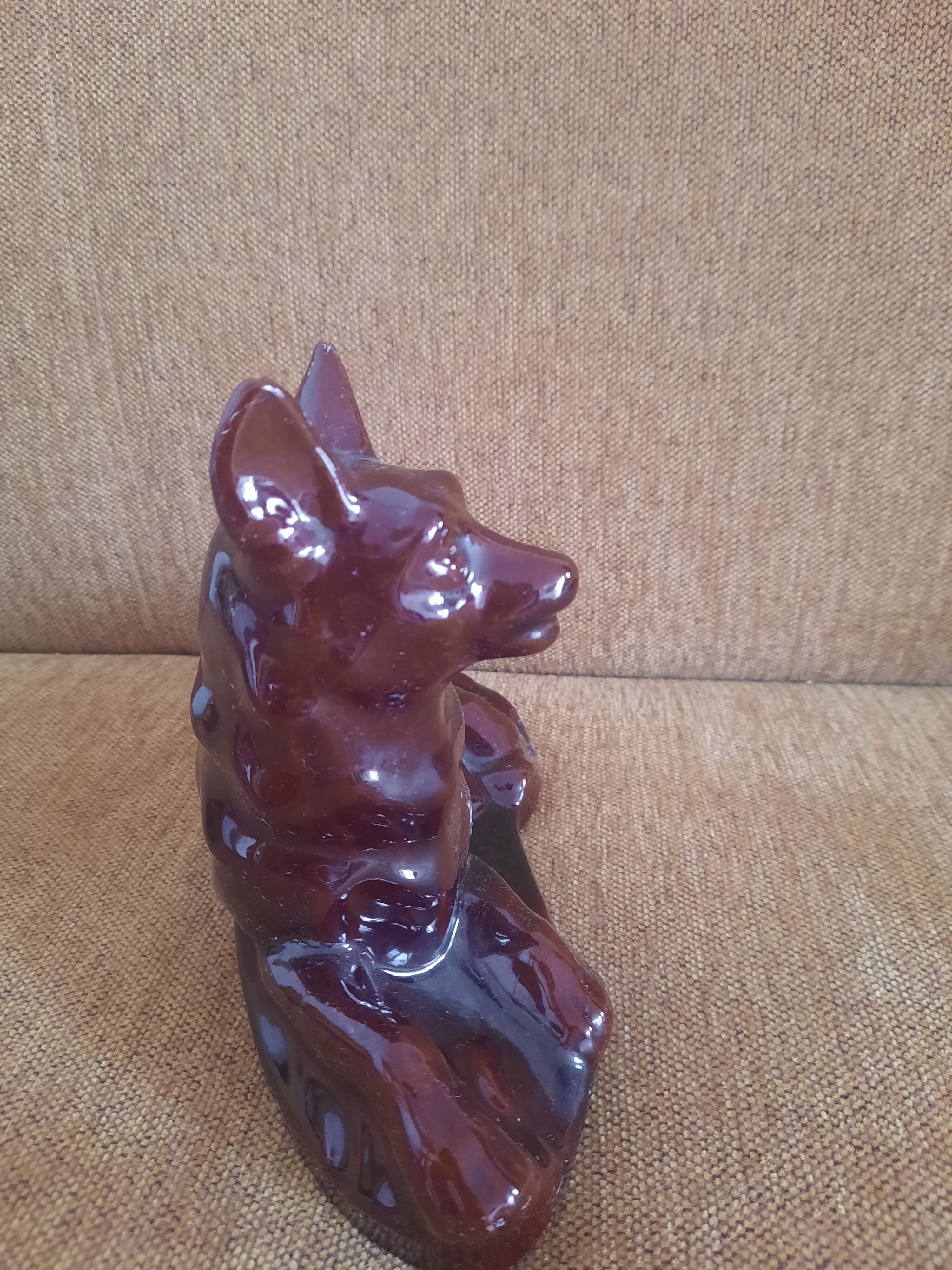 Vintage ceramic dog