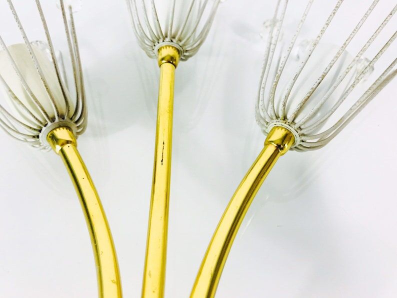 Pair of brass wall lamps by Emil Stejnar for Rupert Nikoll, Austria 1960