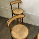 Set of 04 high stools canned bentwood
