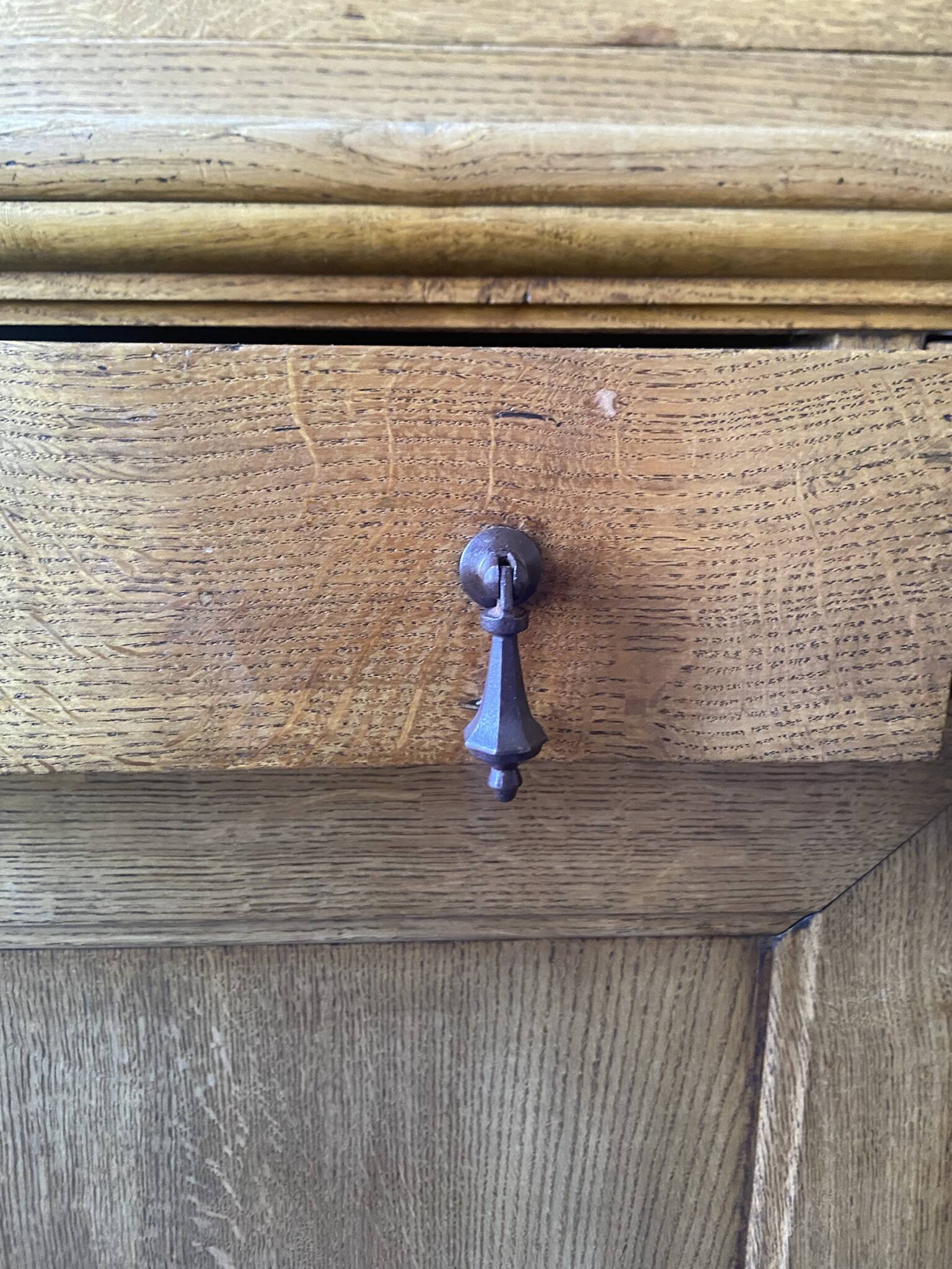 Buffet two bodies in solid oak