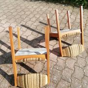 Vintage beech chairs - batch of 2
