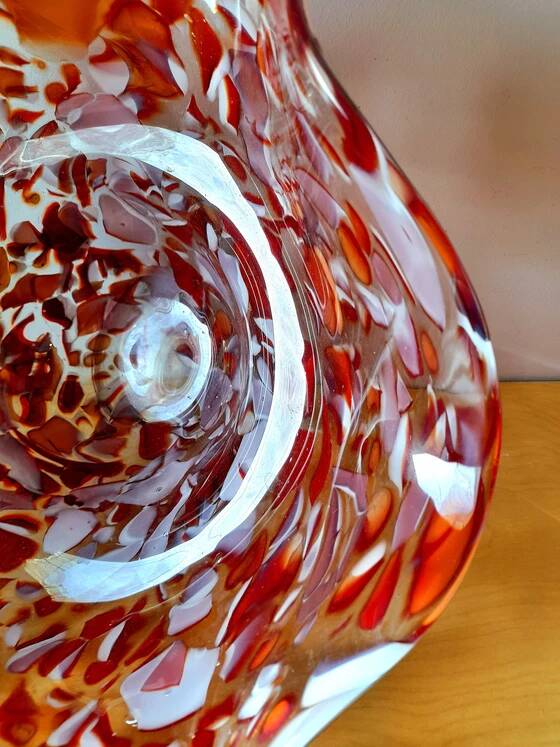 Large blown glass bowl from Murano 1970