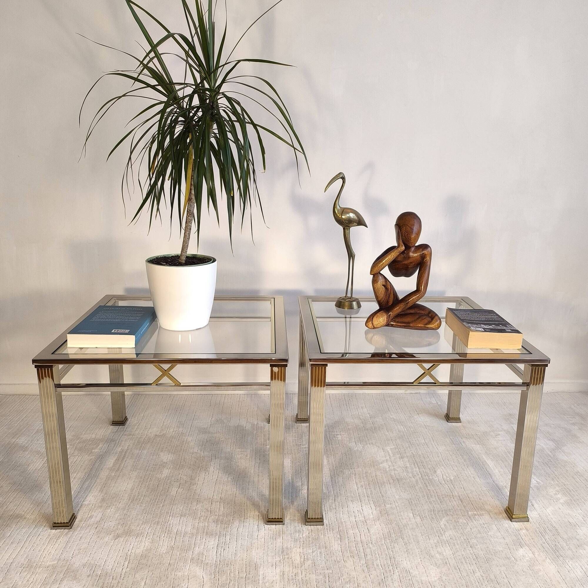 Magnificent pair of orsenigo italy coffee tables from the art deco collezione range
