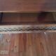 Commode en bois blond et rotin années 50